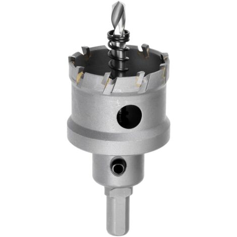 Scie Cloche Carbure Trépan Scie à Trou 42mm TCT pour 5mm Acier Inox Feuille Métal