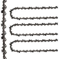 Chaînes de Tronçonneuse, 3PCS Chaîne Tronçonneuse 12", 45 Liens D'entraînement, Guide-Chaîne Huilepas de la Chaîne 3/8", Chaîne de Scie pour les Plaque Guides de Tronçonneuse 30 cm