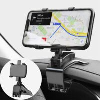 Beijiyi – Support de téléphone voiture 360° – Compatible smartphones 4-7 pouces – Matériau silicone antidérapant – Installation facile tableau de bord