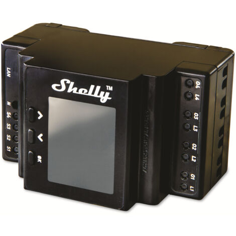 SHELLY WLAN-Schaltaktor Pro 4PM, 40 A, Bluetooth, LAN-Anschluss, Messfunktion