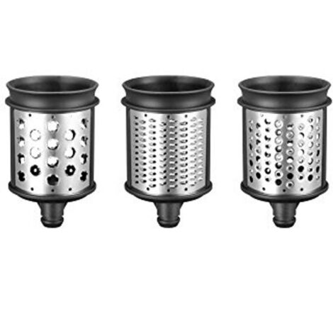 KitchenAid 5KSMEMVSC Raspel & Reibeset Raspel-Reibenpaket, 3er Set, für 5KSMVSA