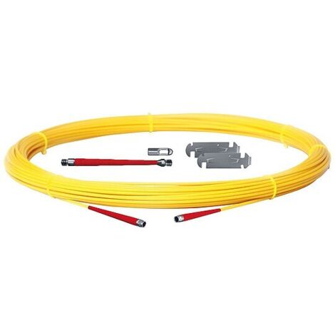 Ersatzglasfaserstab GF3 Ø 3 mm, Kabeleinziehsystem für Rohr-Ø 10-50 mm - Länge 30 m