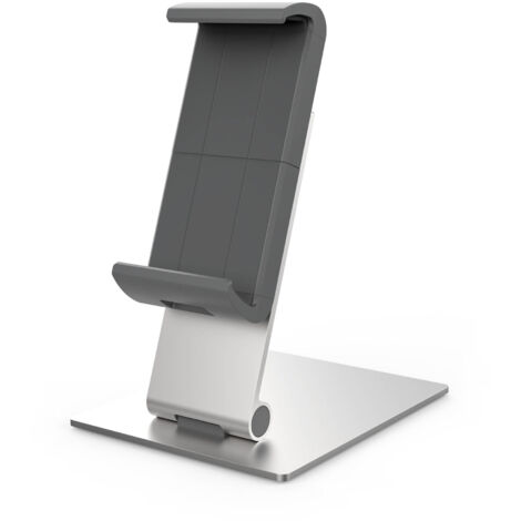 Durable 893723 Tablet Tischhalterung für Tablets mit Hülle 7-13 Zoll, 360° drehbar, silber/anthrazit (1/5)
