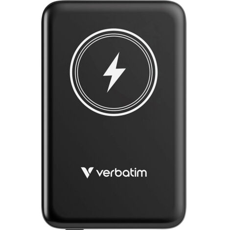 Verbatim Powerbank Magnetic Akku Ladegerät 10.000mAh Schwarz (1/5)