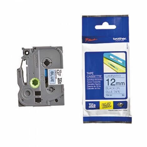 Schriftbandkassette P-touch TZe-531 12 mm x 8 m (B x L) blau schwarz