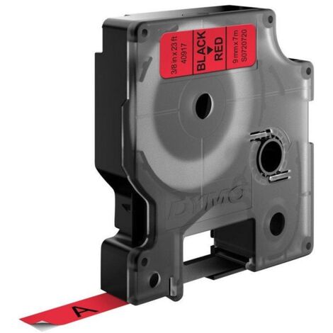 Schriftbandkassette ® D1 9 mm x 7 m (B x L) rot schwarz ® D1 9 mm x 7 m (B x L) rot schwarz