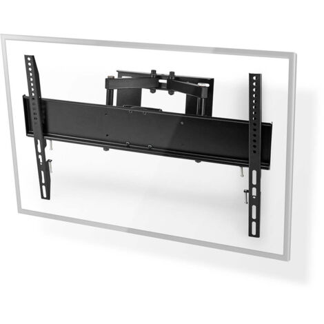 Neigbare und schwenkbare tv wandhalterung 37 80 maximales gewicht des bildschirms 35kg neigbar drehbar minimaler wandabstand 55mm maximaler wandabstand 330mm 6 gelenke stahl sc (1/5)