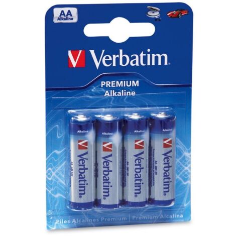 1x4 Verbatim Alkaline Batterie Mignon AA LR6 49921 (1/4)