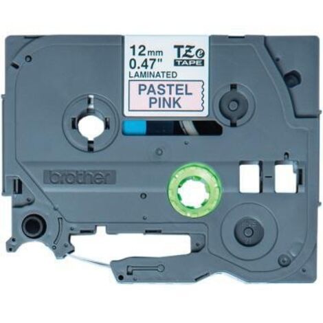 Schriftbandkassette P-touch TZe-MQE31 12 mm x 4 m (B x L) pastellrosa schwarz (1/4)