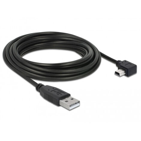 Delock USB-Kabel  USB 2.0 USB-A Stecker, USB-Mini-B Stecker 5.00 m Schwarz  82684 (1/2)