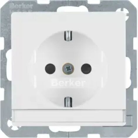 Berker SCHUKO-STECKD. M. BESCHR.FELD / BERKER 47496089 PW Q.1 47496089 (1/2)