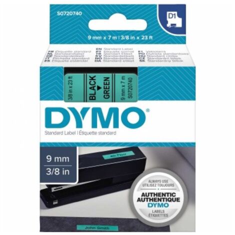 Schriftbandkassette ® D1 9 mm x 7 m (B x L) grün schwarz ® D1 9 mm x 7 m (B x L) grün schwarz (1/5)