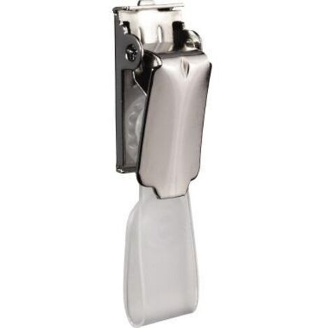 Ersatzclip Namensschild Namensschilder Ausweishalter silber 25 St./Pack. (1/4)