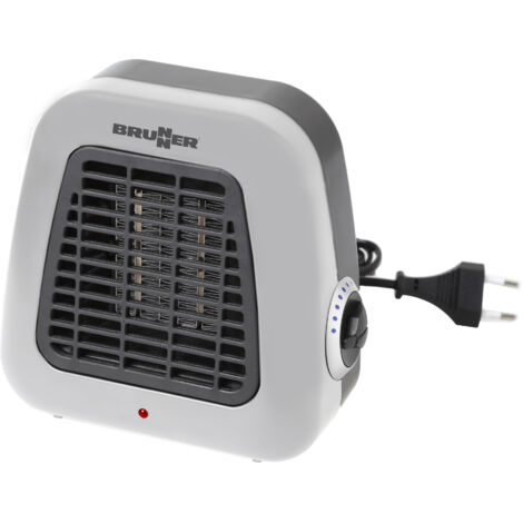 HEIZLÜFTER mit Thermostat von Brunner 230V 500W CAMPING Heizgerät Heizer Kero