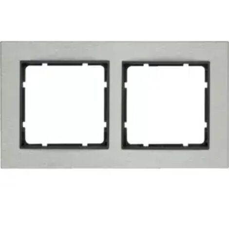 Berker RAHMEN 2F. WAAGR. EDELST/ANTHR (10223606 B.7) (1/2)