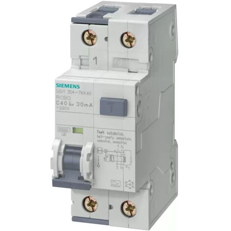 Siemens FI/LS A, 30MA 1+N-P C16 10KA G (5SU1354-7LB16)