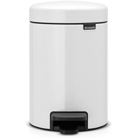 Brabantia NewIcon Treteimer, 3l, White Treteimer
