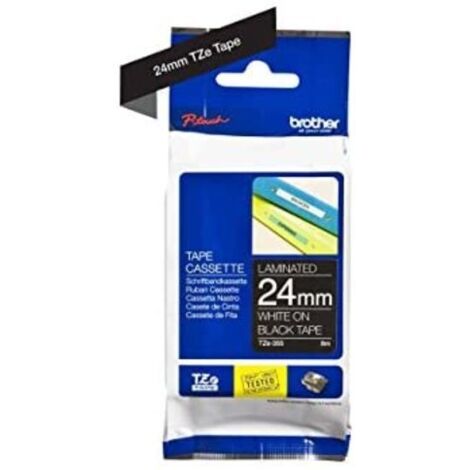 Schriftbandkassette P-touch TZe-355 24 mm x 8 m (B x L) schwarz weiß