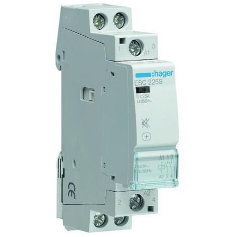 HAGER ESC225S Leises Schütz 25A 2NO 230V