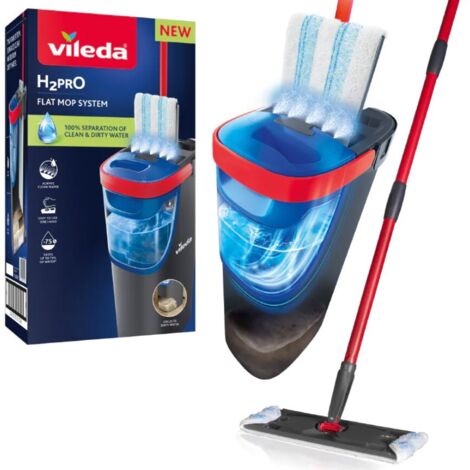Vileda H2PRO Flachwischer Set Zweitanksystem