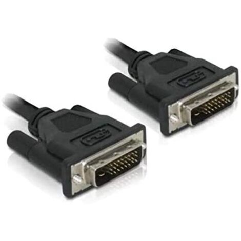 DeLOCK DVI 24+1 Cable 0.5m male/male cable DVI 0.5m DVI-D Black (1/2)
