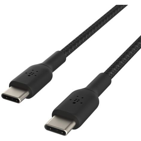 Parat USB-Kabel USB-C® Stecker, USB-C® Stecker 1.00 m Schwarz Stoff-Ummantelung 990588999 (1/5)