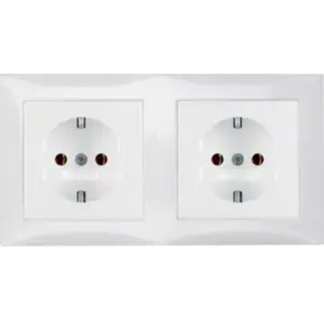 Berker Steckdosen-Kom SCHUKO 2f m Ra S.1 pw gl 47208989 (1/2)