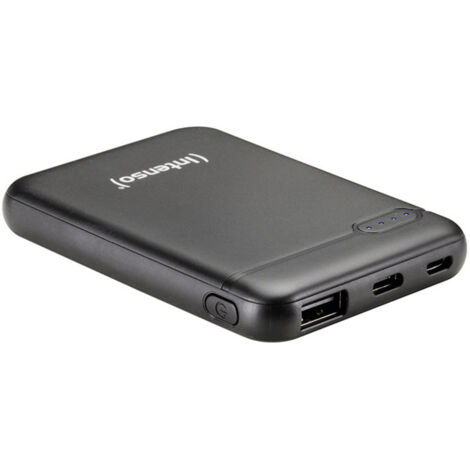 Intenso XS5000 Powerbank 5000 mAh LiPo Schwarz Statusanzeige (1/5)