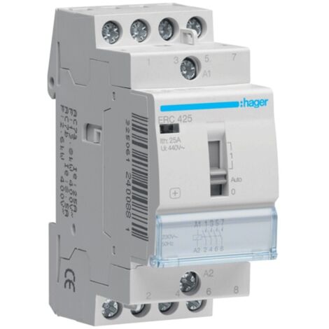 Hager Schütz 4NA 230V Handschalter ERC425