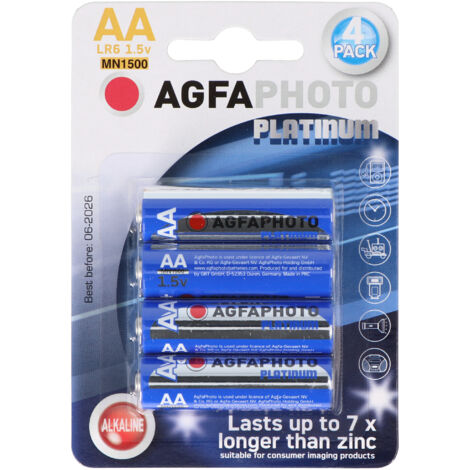 AgfaPhoto Power LR6 Mignon (AA)-Batterie Alkali-Mangan  1.5 V 4 St. (1/3)