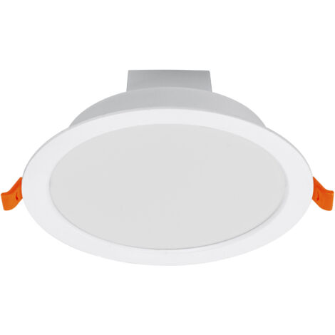 LEDVANCE 4058075573376 SMART RECESS DOWNLIGHT TW AND RGB LED-Einbauleuchte     12 W Weiß