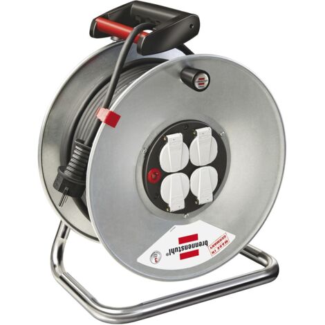 Brennenstuhl Garant SK H05 Kabeltrommel ø 290 mm mit 4 Steckdosen, Länge 25m