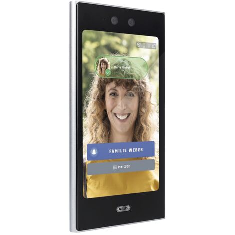 Abus FaceXess Türsprechanlage - Video Türklingel mit Kamera und LCD-Touchscreen 1280x1080 Pixel, schwarz/silber (1/5)