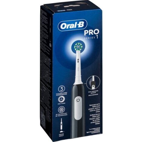 Oral-B Pro 1 Cross Action Black Elektrische Zahnbürste
