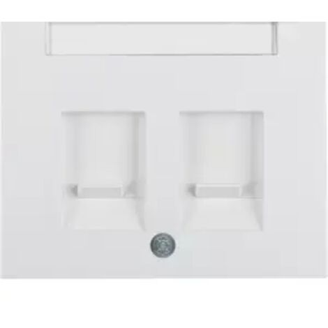 Berker Zentralstück 11827009 polarweiss glänzend (1/2)