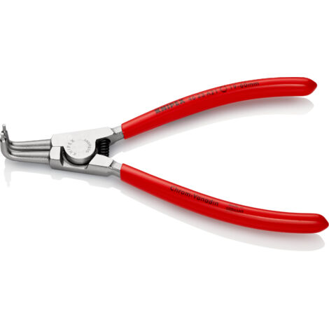 KNIPEX 46 23 A21 Sicherungsringzange für Außenringe auf Wellen mit Kunststoff überzogen verchromt 170 mm (1/2)
