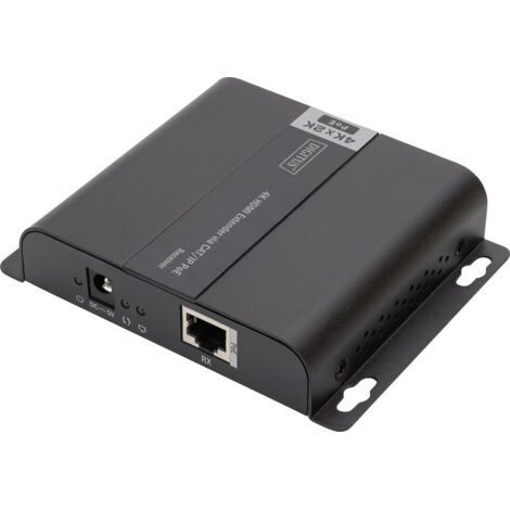 Digitus DS-55125 1 Port HDMI-Empfänger Extender über Netzwerkkabel, Metallgehäuse, Ultra HD-fähig, m (1/5)