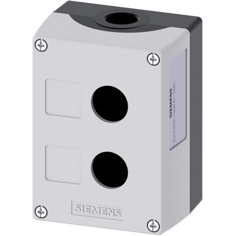 Siemens 3SU1852-0AA00-0AB1 3SU18520AA000AB1 Leergehäuse 2 Einbaustellen, für Bodenbefestigung (L x B (1/3)