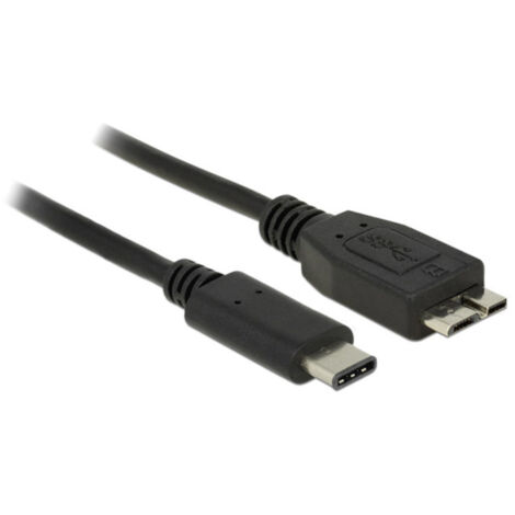 Delock USB-Kabel  USB 3.2 Gen1 (USB 3.0 / USB 3.1 Gen1) USB-C® Stecker, USB-Micro-B 3.0 Stecker 0.50 (1/2)