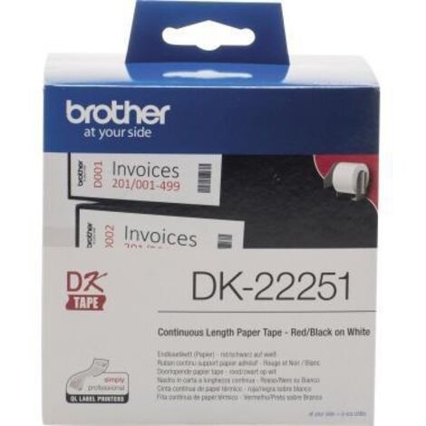 Endlosetikett 62 mm x 15,24 m (B x L) nicht wieder ablösbar ohne Führungslochrand Papier weiß 1-bahnig