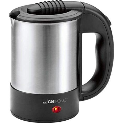 Clatronic WKR 3624 elektrischer Wasserkocher 0,5 L 1000 W Schwarz, Edelstahl (1/5)