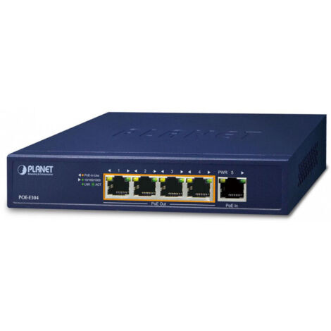 Planet 1-P 60W Ultra PoE auf 4-P, POE-E304 (1/3)