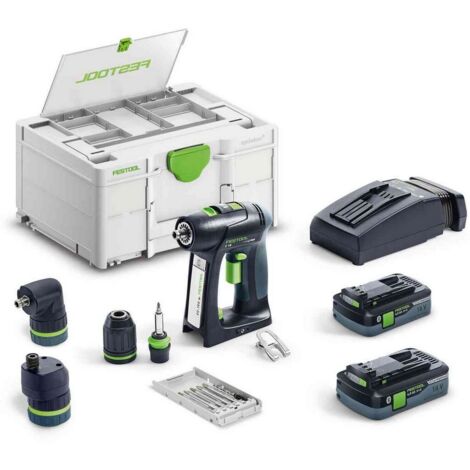 FESTOOL Akku-Bohrschrauber C 18 HPC 4,0 I-Set - 577617