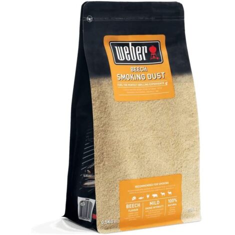 Weber Räuchermehl Buche für Kalträucherschnecke 500g