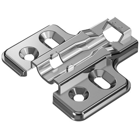 HETTICH Veosys Kreuzmontageplatte, Distanz 2mm, Edelstahl