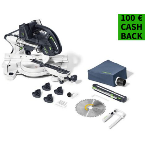 Festool KAPEX KSC 60 EB-Basic Akku Kapp Zugsäge 18 V / 36 V 216 mm ( 577775 ) Brushless Solo - ohne Akku, ohne Ladegerät (1/10)