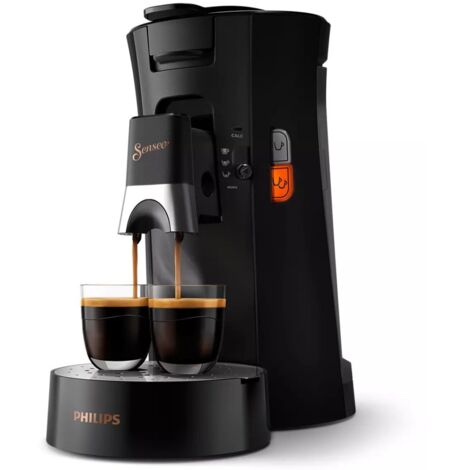 Kaffeemaschine SENSEO® Select 15,5 x 31 x 31 cm (B x H x T) Pad-System 1.450W inkl. Padhalter für 1 Tasse Padhalter für 2 Tassen (1/5)