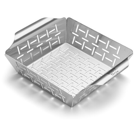 Weber Deluxe Gemüsekorb klein, Edelstahl (1/5)