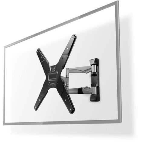 Neigbare und schwenkbare tv wandhalterung 23 55 - maximal unterstutztes bildschirmgewicht 30 kg neigbar drehbar minimaler wandabstand 48 mm maximaler wandabstand 410 mm 3 gelenke (1/5)