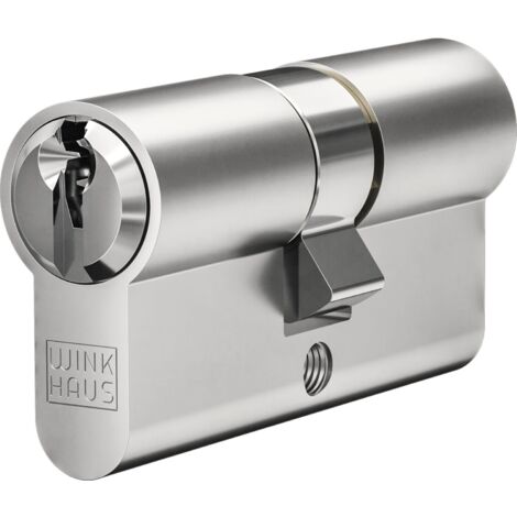 Wink-Haus AZ Doppelzylinder Schließzylinder LP 50 / 45mm Messing vernickelt matt (1/5)